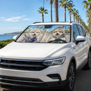 Shih Tzu Puppies Custom Car Windshield Sunshades