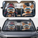 Custom Dog Couple Custom Car Windshield Sunshades