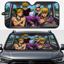 JoJo's Bizarre Adventure Giorno Jolyne Jotaro And Dio Custom Car Windshield Sunshades