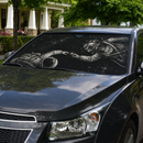 Scuba Diving Astronaut Finger Touch Custom Car Windshield Sunshades