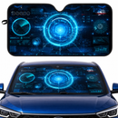 Spacecraft Control Panel Dashboard Custom Car Windshield Sunshades