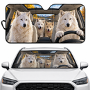 Wolves Custom Car Windshield Sunshades