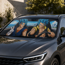 Dragon Ball Vegeto Gogeta Blue Custom Car Windshield Sunshades