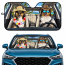 Shetland Sheepdog Custom Car Windshield Sunshades