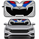 Wild Force Silver Ranger Custom Car Windshield Sunshades
