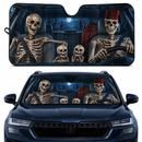 Halloween Skeleton Custom Car Windshield Sunshades