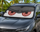 Black Funny Angry Cartoon Eyes Custom Car Windshield Sunshades