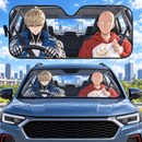 One Punch Man Saitama And Genos Custom Car Windshield Sunshades