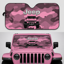 Jeep Camo Pink Color Car Auto Sunshades