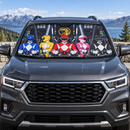 Mighty Morphin Power Rangers Custom Car Windshield Sunshades