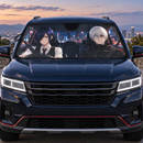 Tokyo Ghoul Ken Kaneki And Touka Custom Car Windshield Sunshades