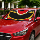 Power Rangers Megaforce Red Ranger Helmet Custom Car Windshield Sunshades
