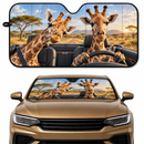 Giraffe Custom Car Windshield Sunshades