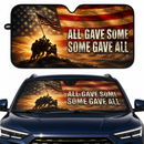 US Veteran Some Gave All Custom Car Auto Sun Shades Windshield Accessories Decor Gift