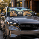 Hamsters Family Custom Car Windshield Sunshades