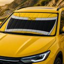 Power Rangers In Space Yellow Ranger Custom Car Windshield Sunshades