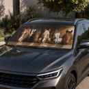 Horses With Fence Custom Car Windshield Sunshades