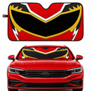Power Rangers Megaforce Red Ranger Helmet Custom Car Windshield Sunshades