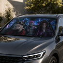 Demon Slayer Kokushibo Doma Akaza Custom Car Windshield Sunshades