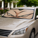 Vegeta 3 Eyes Dragon Ball Custom Car Windshield Sunshades
