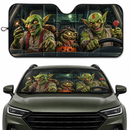 Halloween Goblin Custom Car Windshield Sunshades