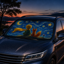 The Little Prince Starry Night Custom Car Windshield Sunshades