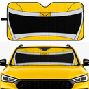 Power Rangers In Space Yellow Ranger Custom Car Windshield Sunshades