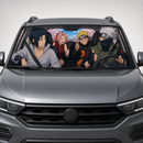 Naruto Sasuke Kakashi Team 7 Driving Anime Cool Funny Custom Car Windshield Sunshades