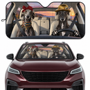 Italian Greyhound Dog Custom Car Windshield Sunshades
