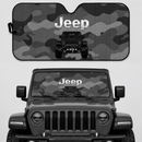 Jeep Camo Black Color Custom Car Windshield Sunshades