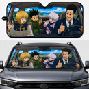 Custom Hunter X Hunter Gon Killua Kurapika Leorio Custom Car Windshield Sunshades