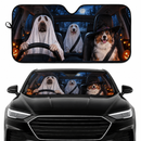 Spooky Dog Custom Car Windshield Sunshades