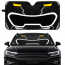 Power Rangers Wild Force Black Ranger Custom Car Windshield Sunshades