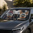 Custom Dog Couple Custom Car Windshield Sunshades