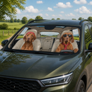 Vizsla Dog Custom Car Windshield Sunshades