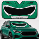Mighty Morphin Green Power Ranger Helmet Custom Car Windshield Sunshades