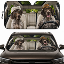 German Shorthaired Pointers Dog Custom Car Windshield Sunshades