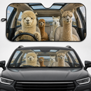 Llama and Alpaca Custom Car Windshield Sunshades