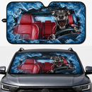 Ice Dog Custom Car Windshield Sunshades