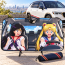 Funny Sailor Moon Tsukino And Hino Custom Car Windshield Sunshades