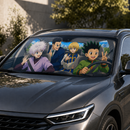 Hunter X Hunter Gon Killua Kurapika Leorio Custom Car Windshield Sunshades