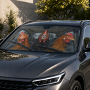 Rainy Driving Chickens Custom Car Windshield Sunshades
