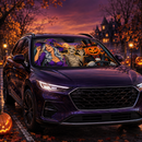 Halloween Pop Art Custom Car Windshield Sunshades