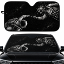 Scuba Diving Astronaut Finger Touch Custom Car Windshield Sunshades