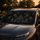 Black Wolf Eyes Custom Car Windshield Sunshades