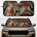 Cairn Terrier Dog Custom Car Windshield Sunshades