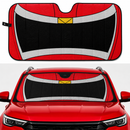 Power Rangers In Space Red Ranger Custom Car Windshield Sunshades