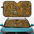 Hippie Custom Car Windshield Sunshades