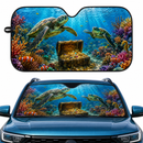 Turtle Custom Car Windshield Sunshades