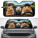 Hamsters Family Custom Car Windshield Sunshades